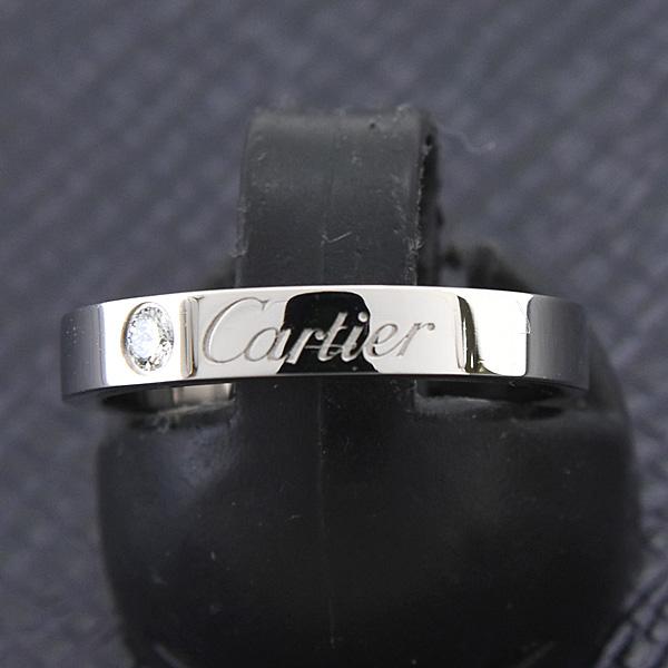 Cartier（カルティエ） 指輪 レディース エングレーブド 1Pダイヤ