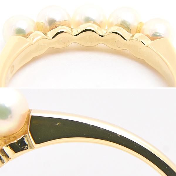 MIKIMOTO（ミキモト） 指輪 レディース 5P ベビーパール リング 3.5mm
