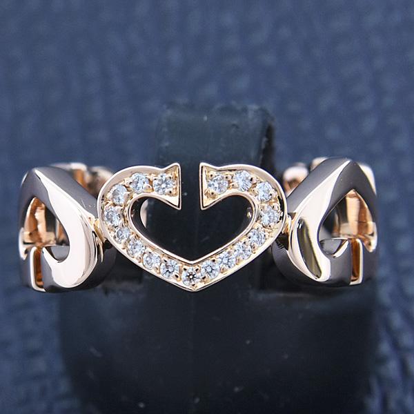 Cartier（カルティエ） 指輪 レディース Cハート ダイヤ リング 51号