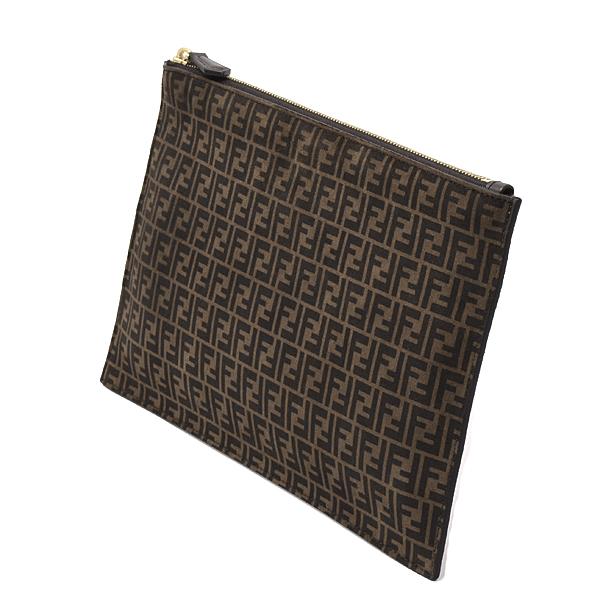 FENDI（フェンディ） バッグ レディース ズッカ 柄 クラッチバッグ