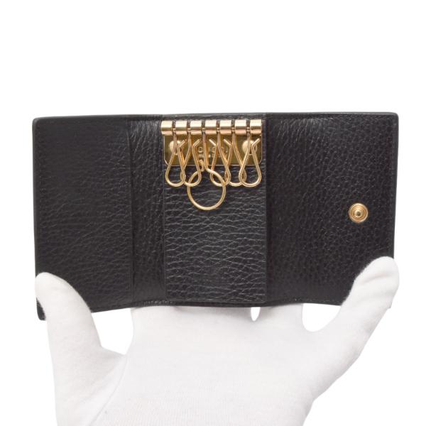 【 美品・正規品 】 GUCCI グッチ GGスプリーム 6連　キーケース　革 GG グッチ キーケース メンズ レディース 6連キーケース GGスプリーム