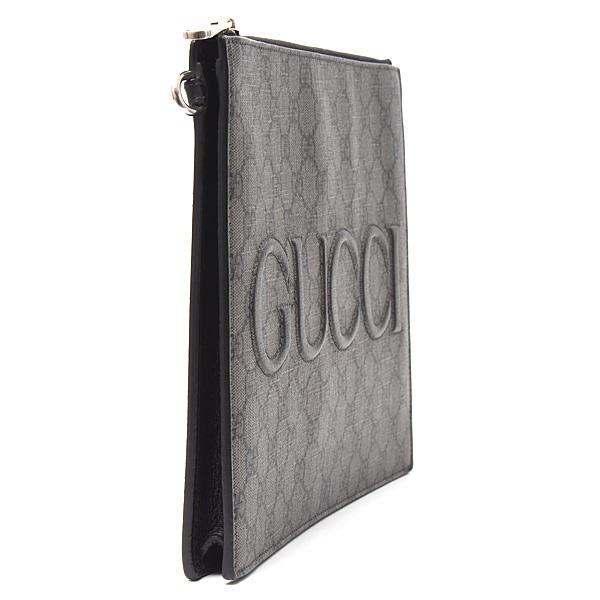 GUCCI（グッチ） バッグ メンズ GGスプリーム ロゴ入り クラッチバッグ