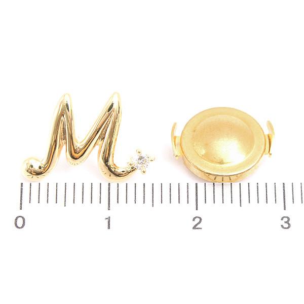 TASAKI（タサキ） ブローチ レディース 1Pダイヤモンド イニシャル M