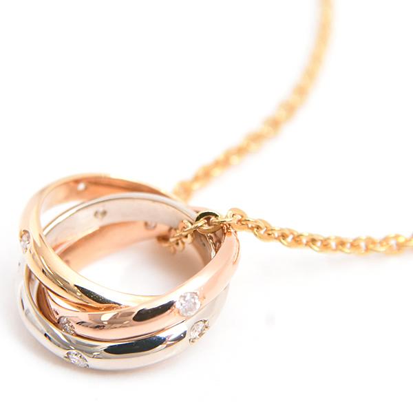 TRINITY（Cartier） カルティエ ネックレス レディース トリニティ 15P