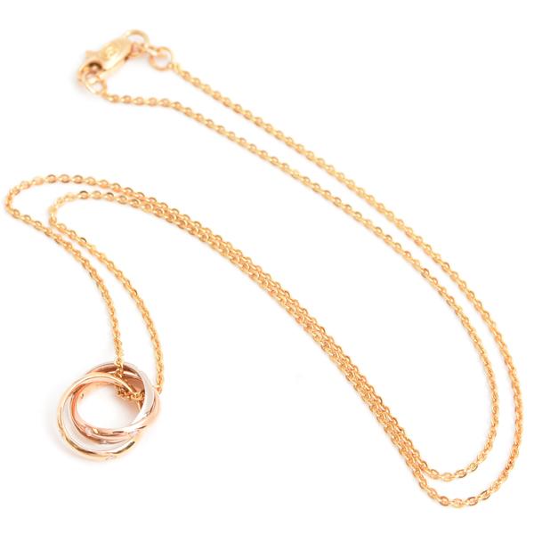 TRINITY（Cartier） カルティエ ネックレス レディース トリニティ 15P