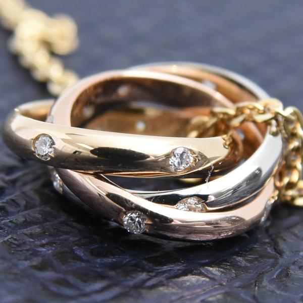 TRINITY（Cartier） カルティエ ネックレス レディース トリニティ 15P
