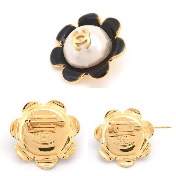 CHANEL シャネル ブローチ フラワー ココマーク ゴールド CHANEL（シャネル） ブローチ レディース フラワーモチーフ フェイク