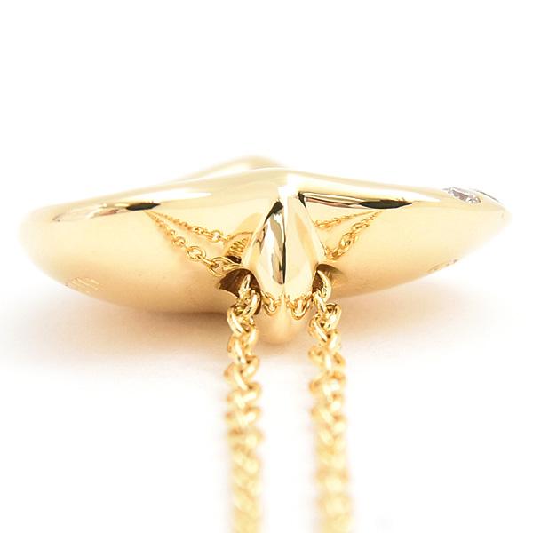 ティファニー フルハート イエローゴールド ダイヤモンド ネックレス