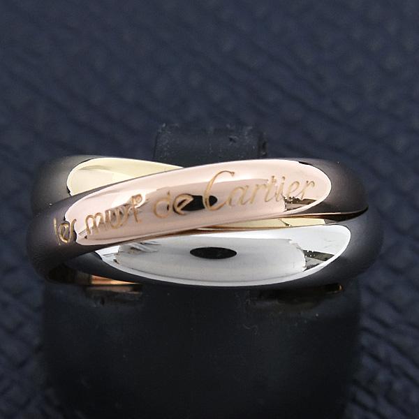 Cartier カルティエ　トリニティリング　3連リング51 TRINITY（Cartier） カルティエ 指輪 レディース トリニティ リング 3