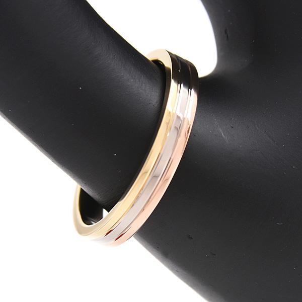 カルティエ 指輪 メンズ トリニティ ルイカルティエ ヴァンドーム ウェディング リング 60号 実寸19.5号 ゴールド Cartier  中古 | TRINITY（Cartier） | 05