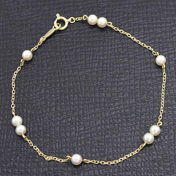 MIKIMOTO（ミキモト） ブレスレット レディース 9P ベビーパール 3.6mm