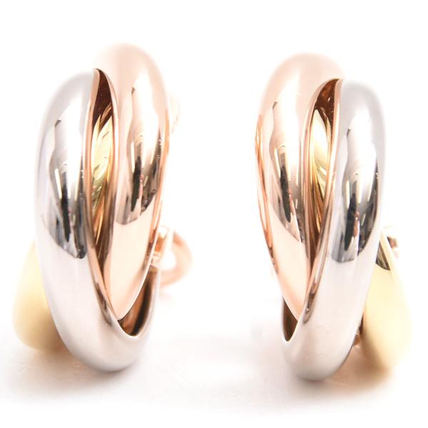 TRINITY（Cartier） カルティエ ピアス レディース トリニティ 3連