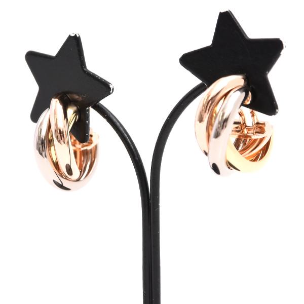 TRINITY（Cartier） カルティエ ピアス レディース トリニティ 3連