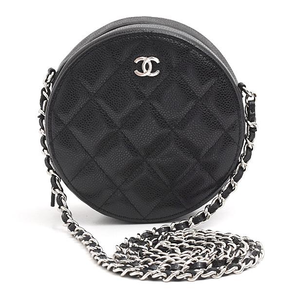 CHANEL　マトラッセ　キャビアスキン　ショルダーバッグ キャビアスキン 激レア美品 シャネル マトラッセ キャビア ミニ
