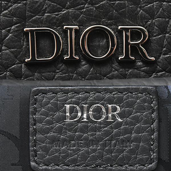DIOR/ChristianDior(ディオール/クリスチャンディオール) ショルダーバッグ サドルバッグ 黒 レザー Saddle（Christian Dior） クリスチャンディオール バッグ レディース