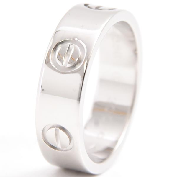 Cartier カルティエ ラブリング Pt950 9号 LOVE（Cartier） カルティエ 指輪 レディース ラブリング 52号