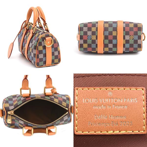 ルイヴィトン ダミエデニム 3D キーポル25 バンドリエール 2WAY 美品 LOUIS VUITTON（ルイ・ヴィトン） キーポル バンドリエール25 2Way