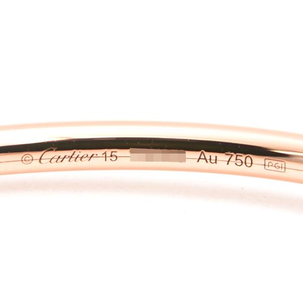 カルティエ ブレス レディース ジュストアンクル SM 15サイズ ダイヤモンド ブレスレット ピンクゴールド Cartier 750PG 中古 | JUSTE UN CLOU | 04