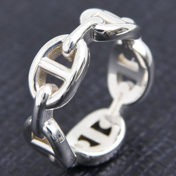 エルメス シェーヌダンクル アンシェネ PM 51号 シルバー 925 リング シェーヌ・ダンクル エルメス 指輪 レディース シェーヌダンクル