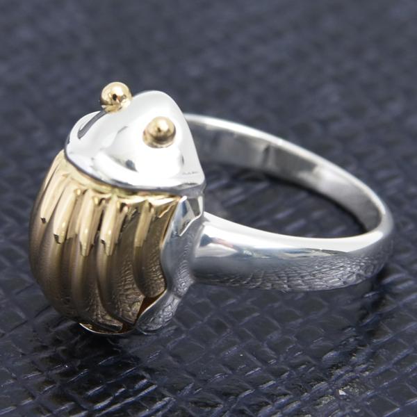 【美品・鏡面仕上げ】 ティファニー ビーン11.5号 リング SV925 指輪 TIFFANY&Co.（ティファニー） 指輪 レディース スカラベ リング 11.5号