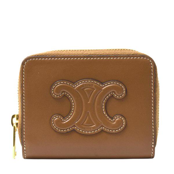 p*2様 セリーヌ　キュイル トリオンフ コンパクトジップ CELINE（セリーヌ） 財布 レディース キュイル トリオンフ コンパクト