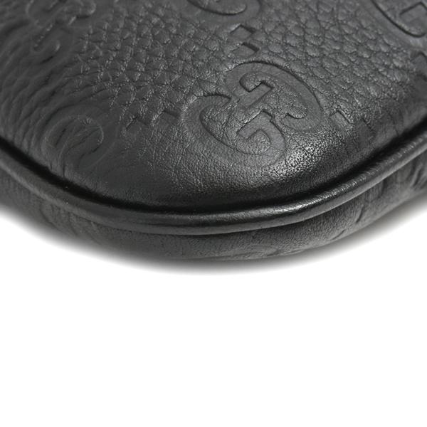 GUCCI　グッチ　メタルハンドル　ワンショルダーバッグ　ブラック GUCCI（グッチ） バッグ レディース GGエンブレム チェーン
