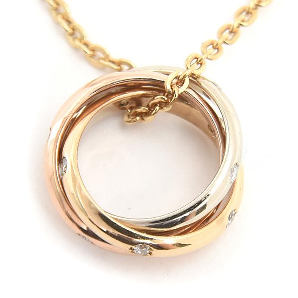 TRINITY（Cartier） カルティエ ネックレス レディース トリニティ 15P