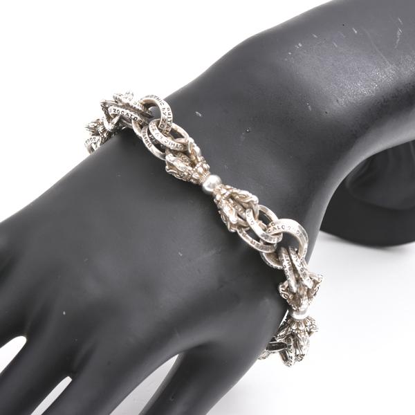 ソカロ ブレス メンズ バード ドージェ ブレスレット Lサイズ シルバー