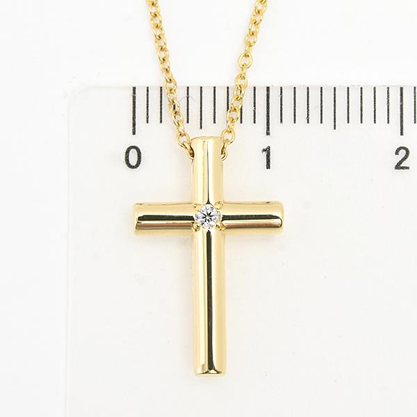 TIFFANY&Co.（ティファニー） ネックレス レディース 1Pダイヤ クロス