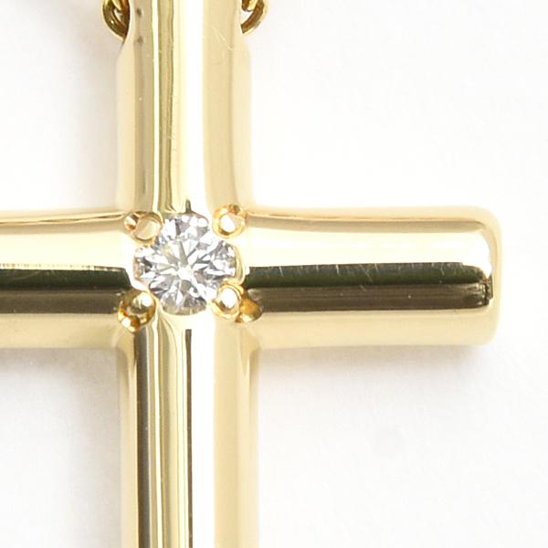 TIFFANY&Co. 極美品 ダイヤモンド クロス ネックレス Ag925 TIFFANY&Co.（ティファニー） ネックレス レディース 1Pダイヤ クロス