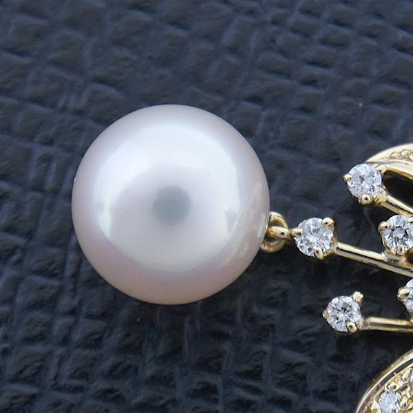 MIKIMOTO（ミキモト） ペンダント レディース パール ダイヤ フラワー