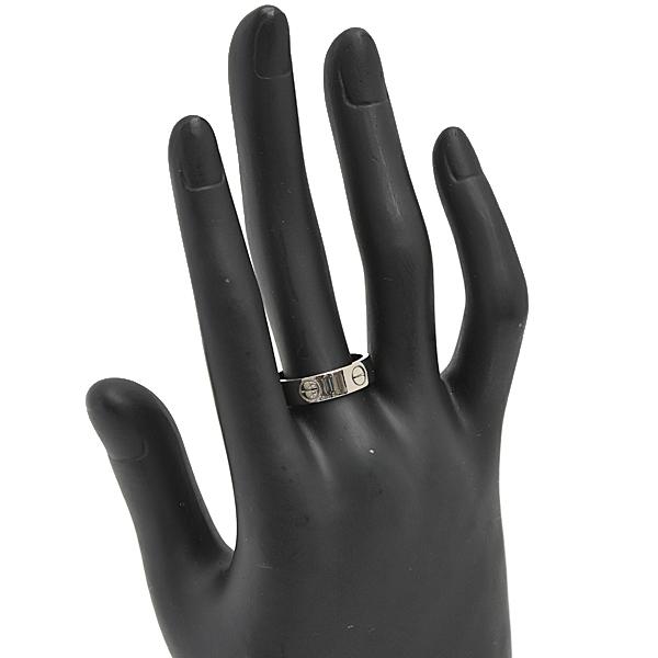 Cartier カルティエ LOVEリング 750WG 51号 カルティエ Cartier ラブ #51 リング K18 WG ホワイトゴールド 750