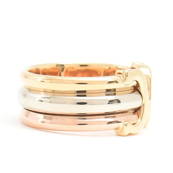 カルティエ 指輪 レディース メンズ 2C リング LM 54号 実寸15.5号 ドゥーブルC ゴールド 750YG×WG×PG Cartier 中古 | Cartier | 02