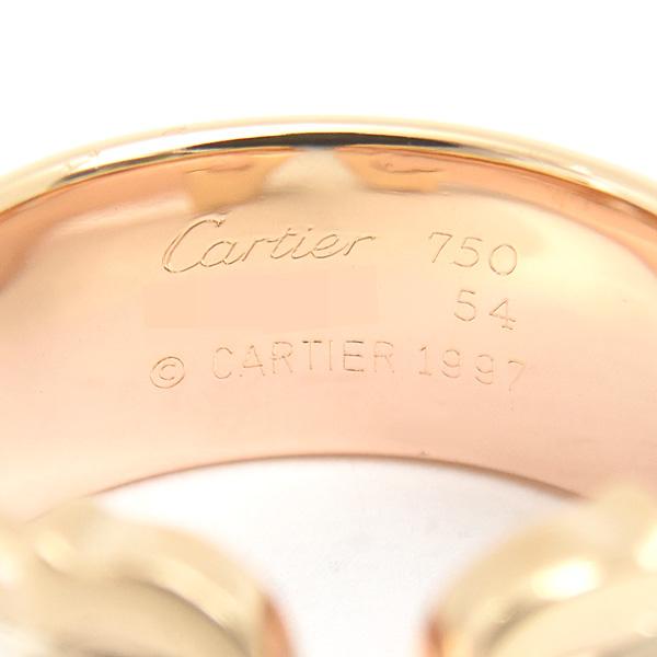 カルティエ 指輪 レディース メンズ 2C リング LM 54号 実寸15.5号 ドゥーブルC ゴールド 750YG×WG×PG Cartier 中古 | Cartier | 04