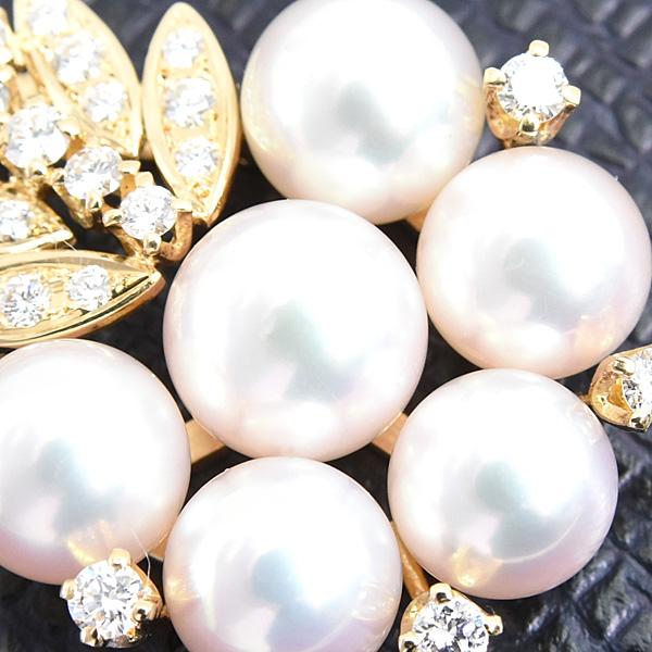 MIKIMOTO（ミキモト） ペンダント レディース 6Pパール ダイヤ