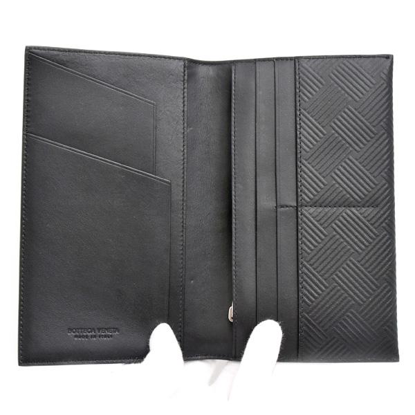 【美品】BOTTEGA VENETA ボッテガヴェネタ 長財布 デボス イントレ BOTTEGA VENETA（ボッテガ・ヴェネタ） 財布 メンズ デボスイントレ