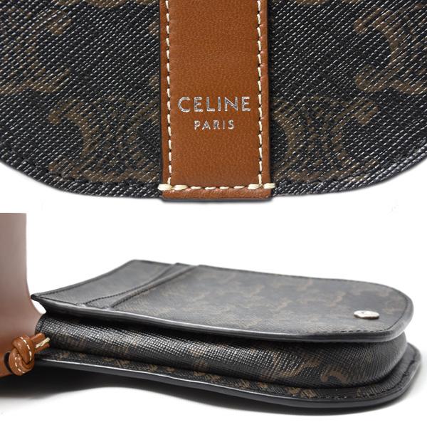 CELINE / ショルダーフォンポーチ ショルダーバッグ ブラック 楽天市場】CELINE セリーヌ Phone Pouch フラップ付きモバイルポーチ