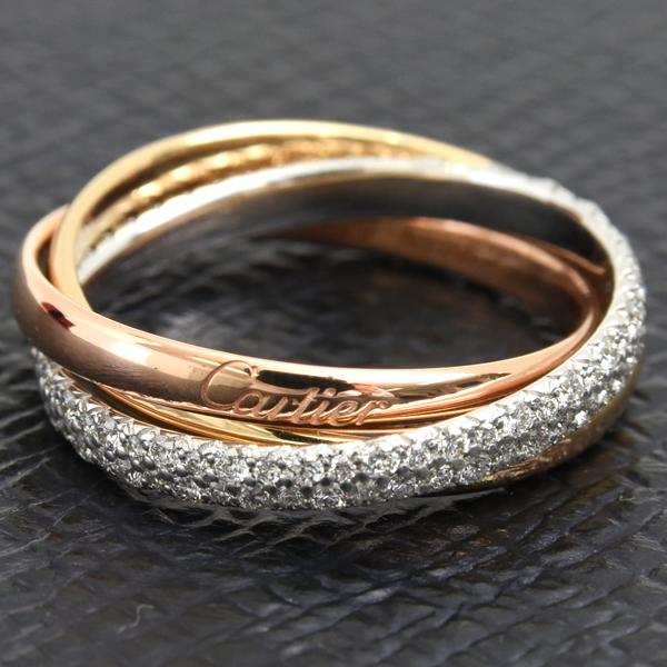 TRINITY（Cartier） カルティエ 指輪 レディース トリニティ セミ