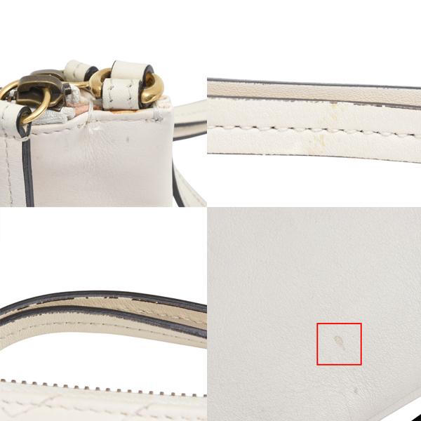 GUCCI GGマーモント ショルダーバッグ アイボリー ホワイト キルティング GG グッチ レディース GGマーモント ショルダーバッグ ポシェット