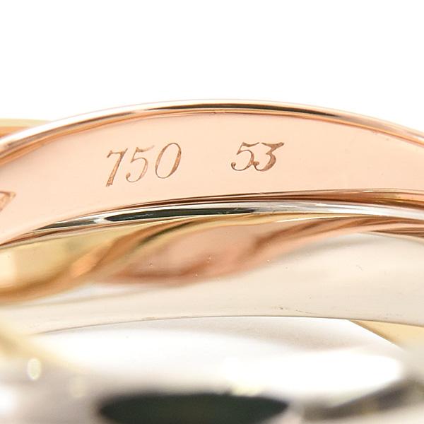 TRINITY（Cartier） カルティエ リング 指輪 トリニティ ゴールド WG 