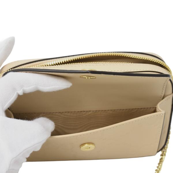 GUCCI　グッチ　レディロックショルダー　ベージュ　レザー GUCCI レディロックレザーハンドバッグ #GUCCI#vintageshop#hedy