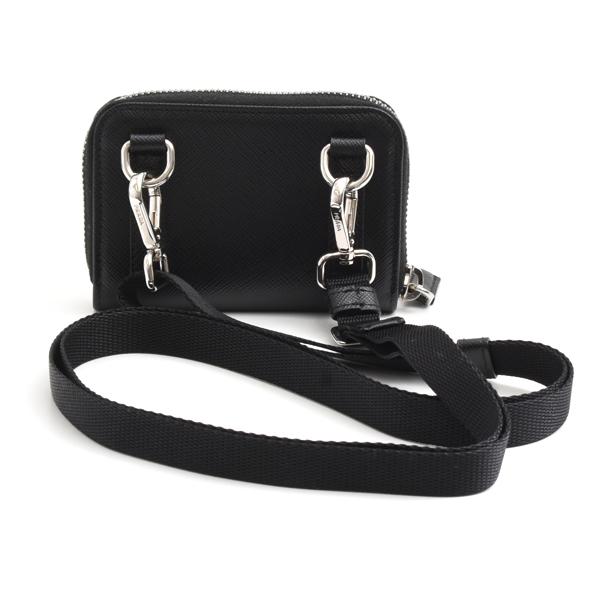 PRADA（プラダ） ユニセックス カードケース ストラップ付 コイン