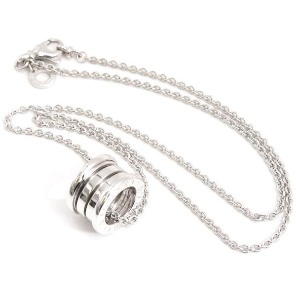 ブルガリ ネックレス レディース ビー ゼロワン B-ZERO1 ネックレス BVLGARI 750WG 中古