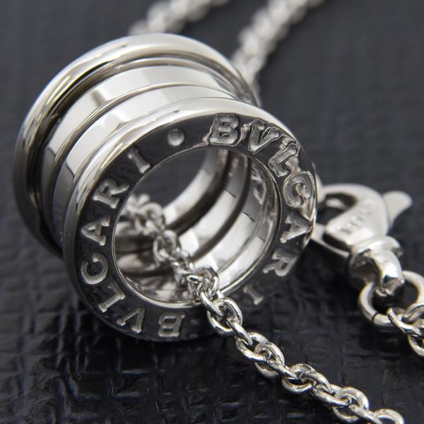 ブルガリ ネックレス レディース ビー ゼロワン B-ZERO1 ネックレス BVLGARI 750WG 中古