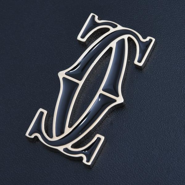 カルティエ カードケース メンズ Cドゥカルティエ シンプルカードホルダー カーフ ブラック Cartier L3001870 未使用展示品 | C DE CARTIER | 07