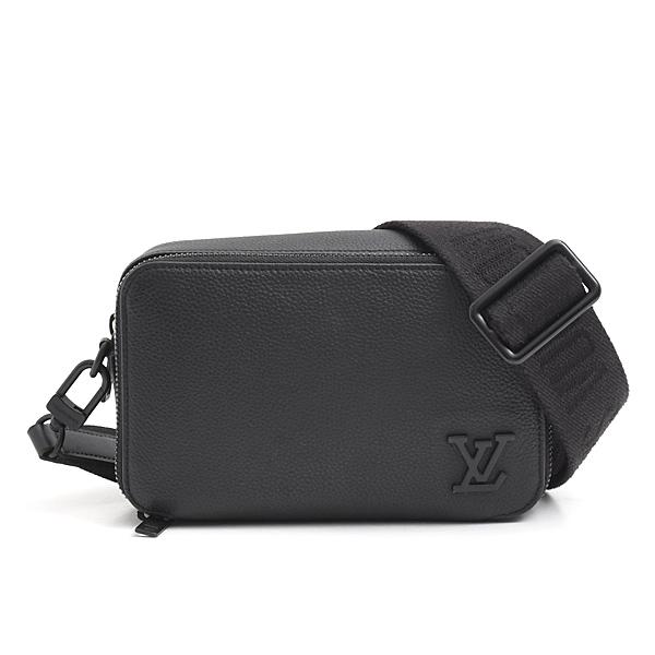 極美品✨ルイヴィトン アエログラム アルファ ウェアラブル ショルダーバッグ 黒 アルファ（LOUIS VUITTON） ルイヴィトン バッグ メンズ LV