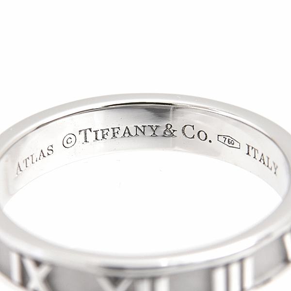 Tiffanyアトラス リング １７号 TIFFANY&Co.（ティファニー） 指輪 メンズ アトラス リング 17号強程度