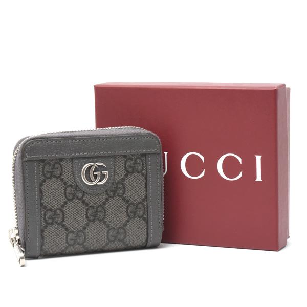 9z GUCCI オフィディア GGマーモント 二つ折り財布 コンパクト GUCCI（グッチ） 財布 レディース オフィディア GGマーモント ラウンド