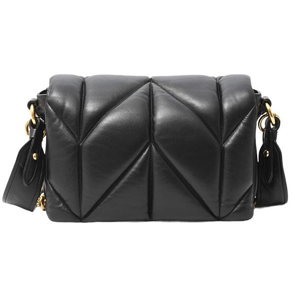 ミュウミュウ バッグ レディース キルティング チェーンバッグ ショルダー ナッパレザー NERO MIUMIU 5BD213 中古_1
