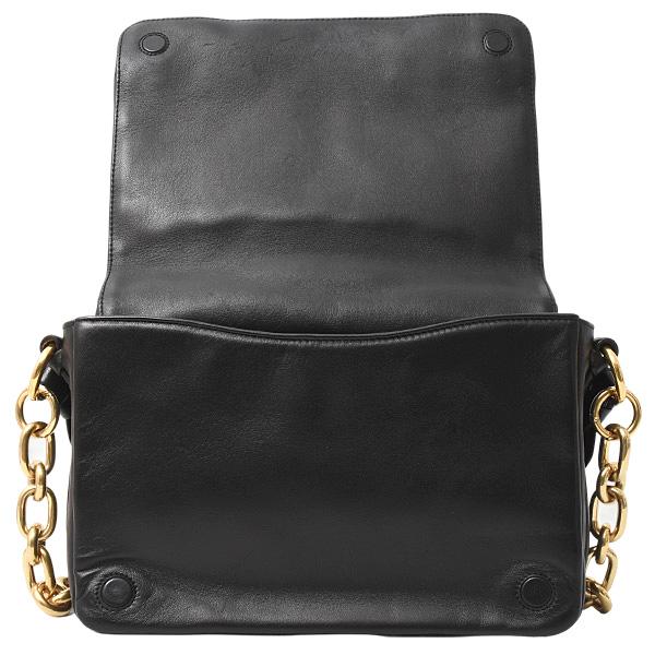 ミュウミュウ バッグ レディース キルティング チェーンバッグ ショルダー ナッパレザー NERO MIUMIU 5BD213 中古_3